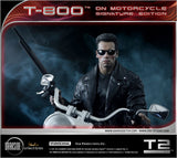 Terminator 2 - T-800 on Motorcycle Limited Signature Edition - COA Signed By Arnold Schwarzenegger! Model Motorcycle - Tophatter Daily Deals