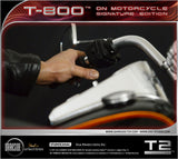 Terminator 2 - T-800 on Motorcycle Limited Signature Edition - COA Signed By Arnold Schwarzenegger! Model Motorcycle - Tophatter Daily Deals