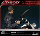 Terminator 2 - T-800 on Motorcycle Limited Signature Edition - COA Signed By Arnold Schwarzenegger! Model Motorcycle - Tophatter Daily Deals