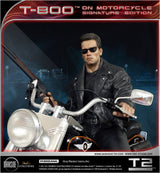 Terminator 2 - T-800 on Motorcycle Limited Signature Edition - COA Signed By Arnold Schwarzenegger! Model Motorcycle - Tophatter Daily Deals