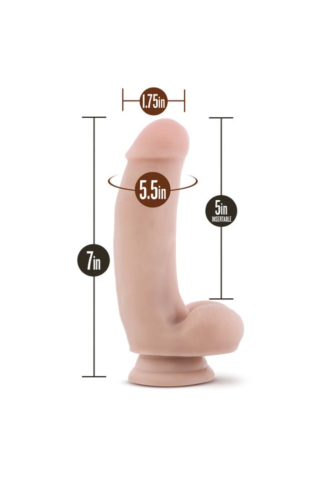 Blush Novelties - Loverboy - The Pizza Boy - 7 Inch Dildo - Beige Sex Toy - Tophatter Daily Deals