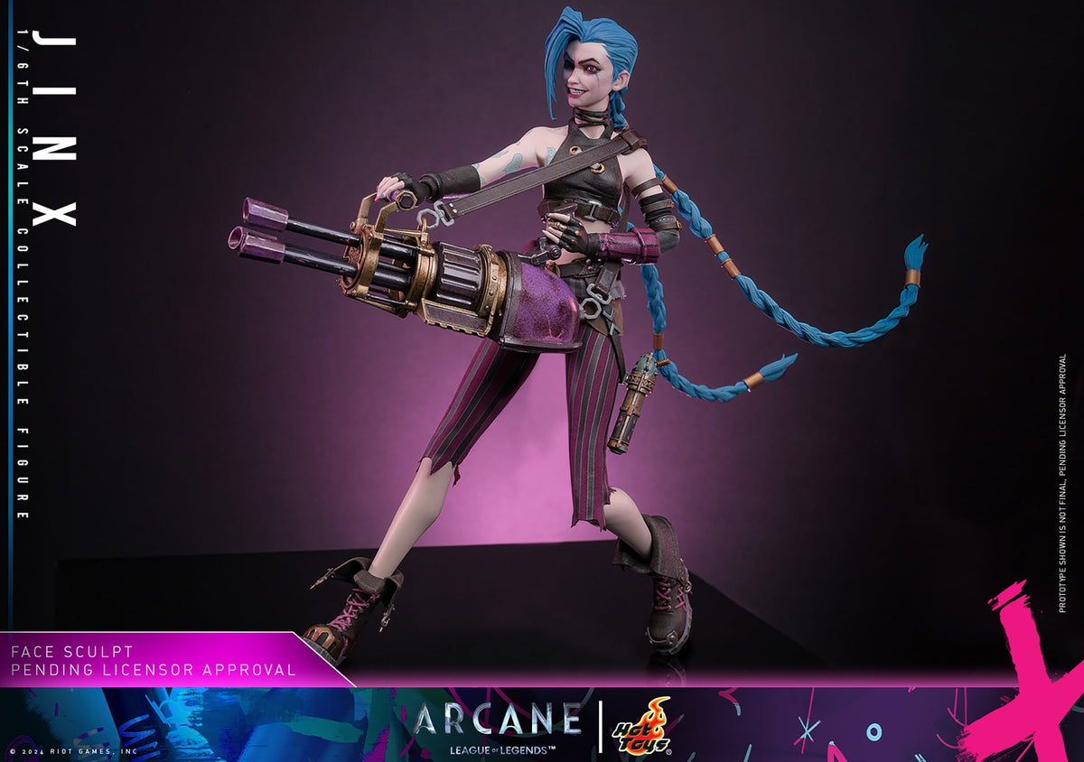 LAST CHANCE! Arcane - Jinx 1:6 Scale Figure | Hot Toys Scale Figure - Tophatter Daily Deals