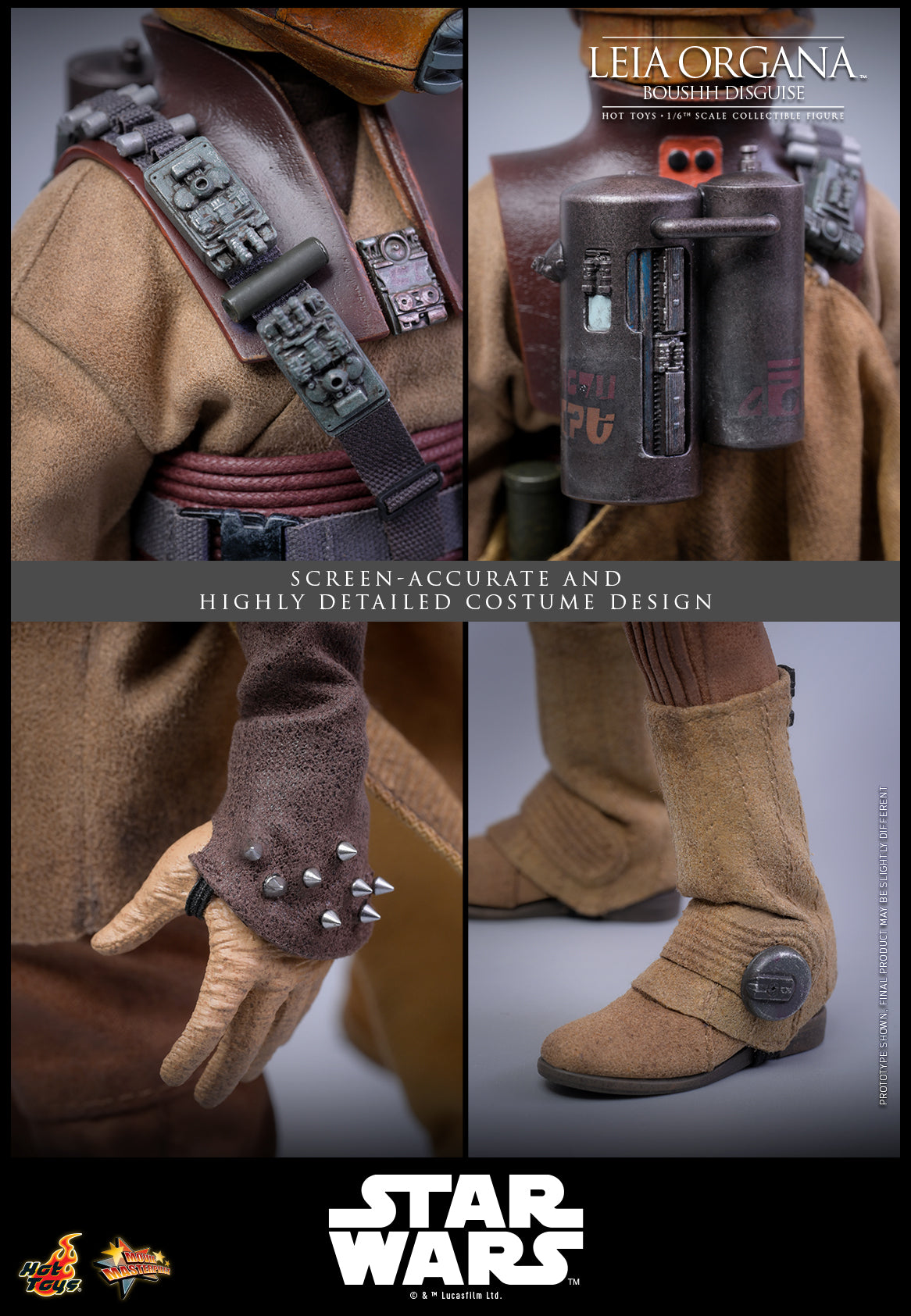 Star Wars - Return Of The Jedi Hot Toys 1/6 Leia Organa (Boushh Disguise) Other Collectibles - Tophatter Daily Deals