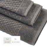 Cotton Diamond Waffle Weave Bath Towel Set - Grayson Collection Bath - Tophatter Daily Deals