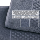 Cotton Diamond Waffle Weave Bath Towel Set - Grayson Collection Bath - Tophatter Daily Deals