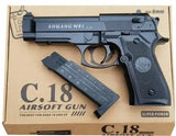C18 6MM AIRSOFT PISTOL - Tophatter's Army Deals PISTOLS - Tophatter Daily Deals