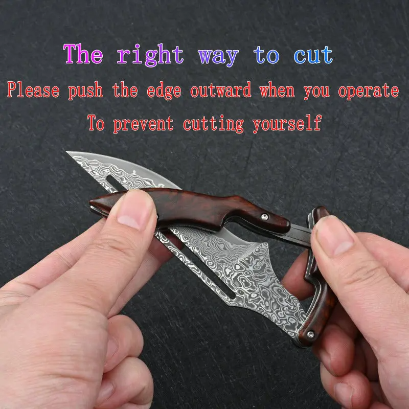 Mechanical folding knife - Tophatter Daily Deals