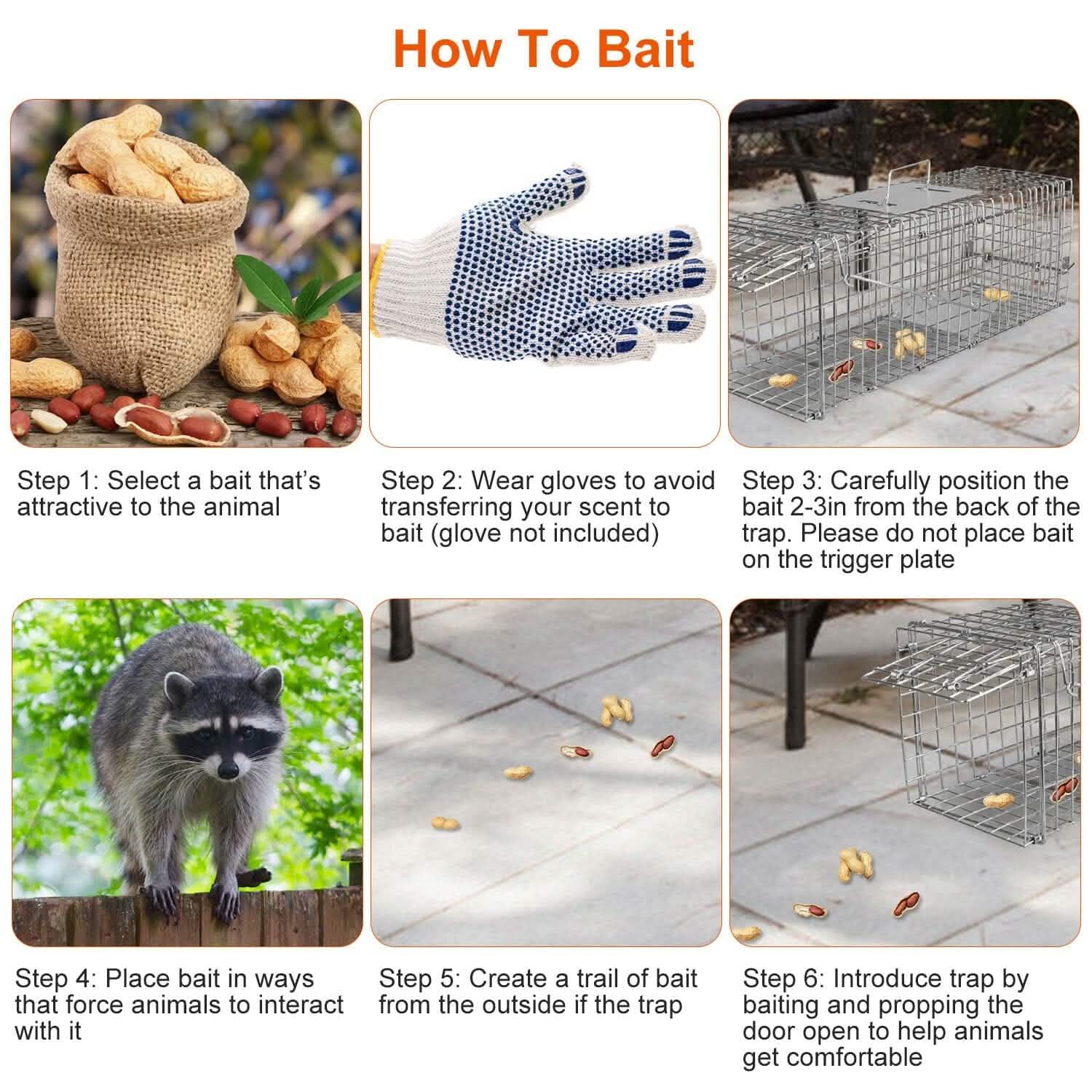 Humane Live Animal Rodent Cage Collapsible Galvanized Wire Pest Control - Tophatter Daily Deals