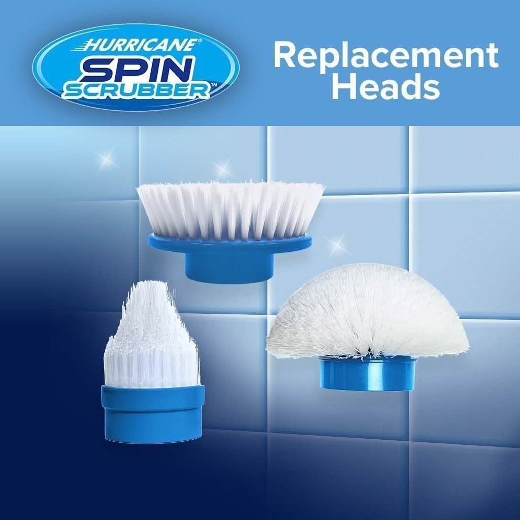Hurricane Spin Scrubber Replacement Heads Household Appliances - Tophatter Daily Deals
