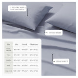 Viscose from Bamboo & Cotton Blend Jersey Knit Sheets Bedding - Tophatter Daily Deals