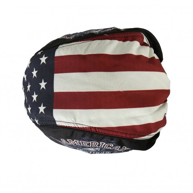 Hot Leathers American Ride Eagle Headwrap Premium Flag Du-Rag Headwrap - Tophatter Daily Deals