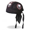 Hot Leathers Stencil Skull Headwrap Premium Biker Live Free Du-Rag Headwrap - Tophatter Daily Deals
