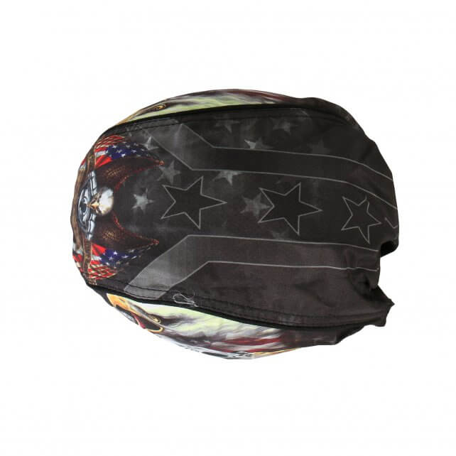 Hot Leathers Born Free Eagle POW Headwrap Premium Biker Du-Rag Headwrap - Tophatter Daily Deals