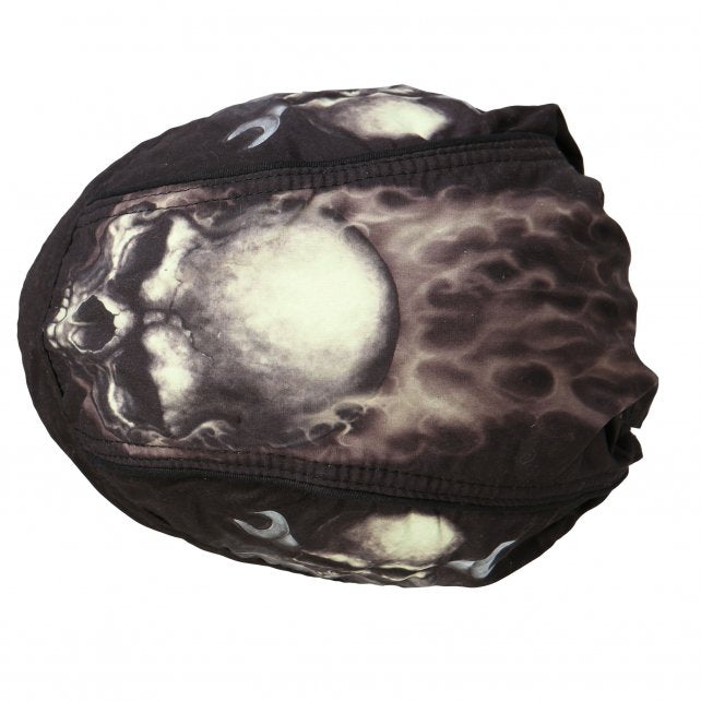 Hot Leathers Skull & Wrench Bones Headwrap Premium Biker Du-Rag Headwrap - Tophatter Daily Deals