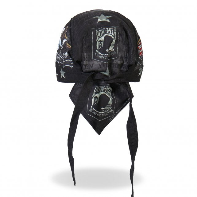 Hot Leathers All Gave Some Headwrap Premium POW Military Biker Du-Rag Headwrap - Tophatter Daily Deals