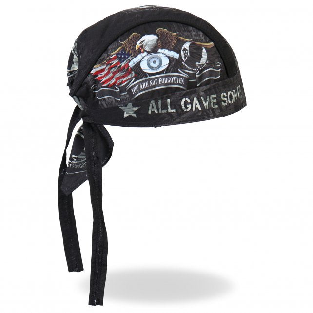 Hot Leathers All Gave Some Headwrap Premium POW Military Biker Du-Rag Headwrap - Tophatter Daily Deals