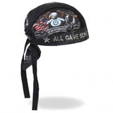 Hot Leathers All Gave Some Headwrap Premium POW Military Biker Du-Rag Headwrap - Tophatter Daily Deals