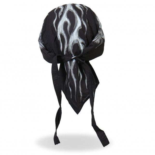Hot Leathers Bad Scratch Headwrap Winged Skull Premium Biker Du-Rag Headwrap - Tophatter Daily Deals