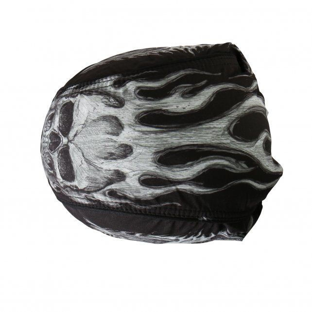 Hot Leathers Bad Scratch Headwrap Winged Skull Premium Biker Du-Rag Headwrap - Tophatter Daily Deals
