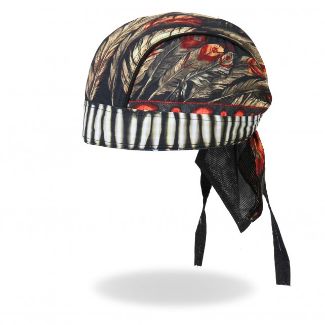Hot Leathers Premium Headwrap Du-Rag Native American Headdress Headwrap - Tophatter Daily Deals