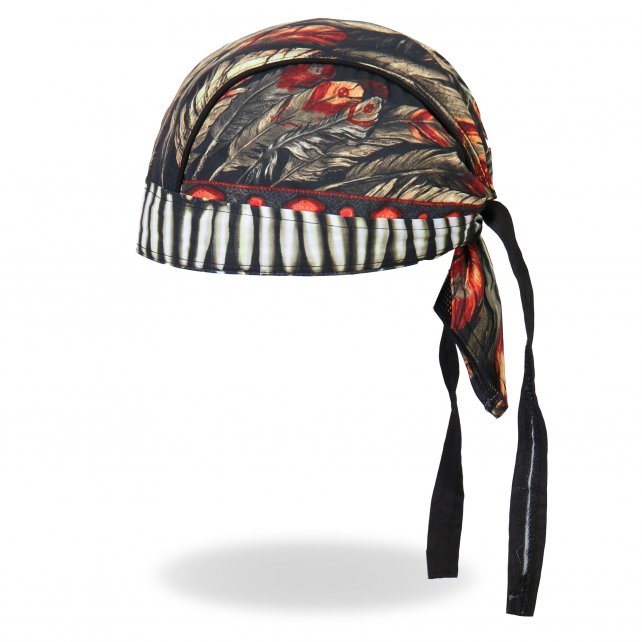 Hot Leathers Premium Headwrap Du-Rag Native American Headdress Headwrap - Tophatter Daily Deals