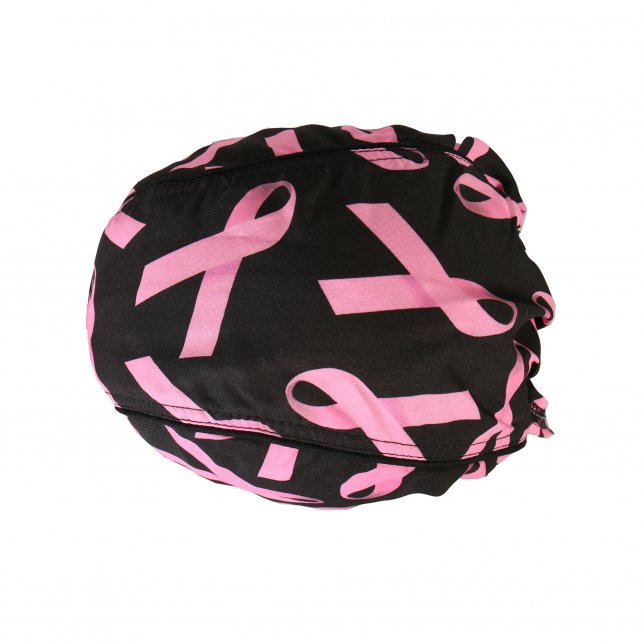 Hot Leathers Pink Ribbon Premium Headwrap Breast Cancer Biker Du-Rag Headwrap - Tophatter Daily Deals