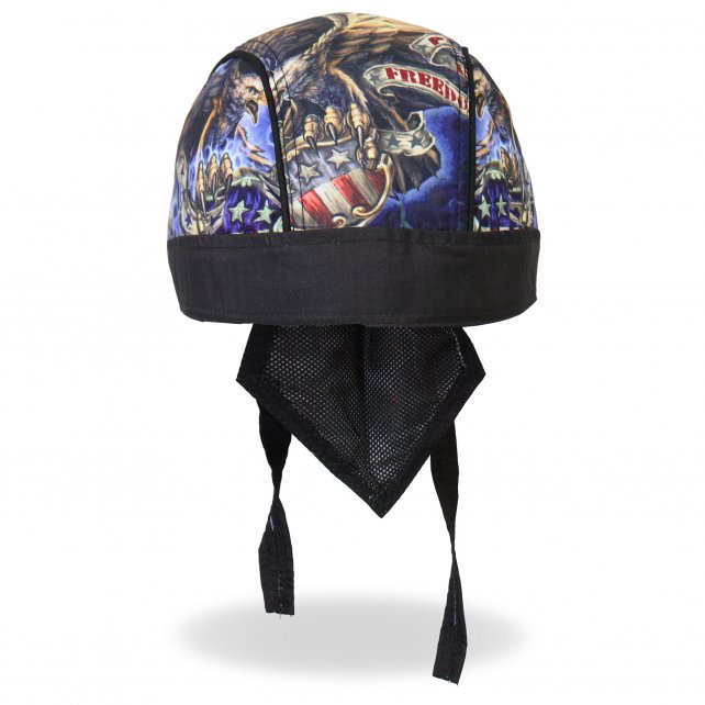 Hot Leathers USA Eagle Premium Headwrap Patriotic Biker Du-Rag Headwrap - Tophatter Daily Deals