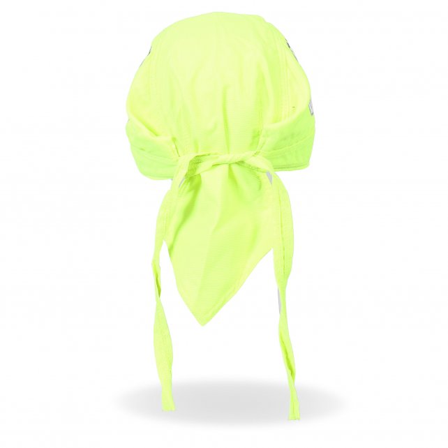 Hot Leathers Safety Green 2nd Amendment Premium Headwrap Hi-Vis Du-Rag Headwrap - Tophatter Daily Deals