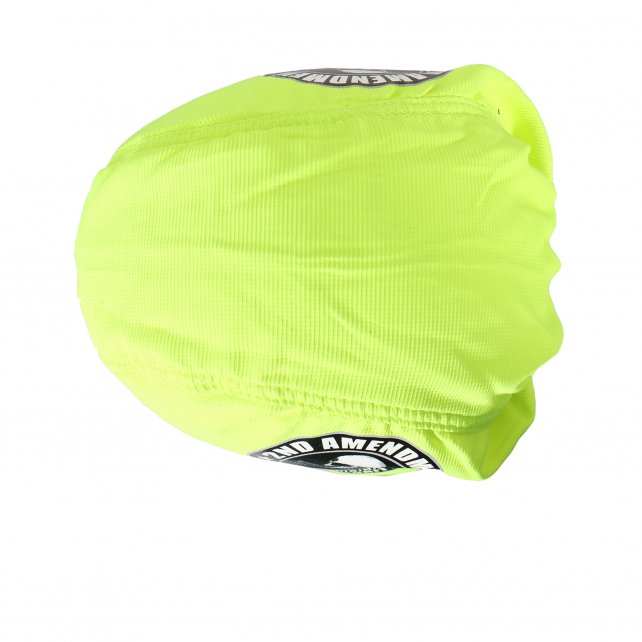 Hot Leathers Safety Green 2nd Amendment Premium Headwrap Hi-Vis Du-Rag Headwrap - Tophatter Daily Deals