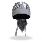 Hot Leathers Indian Chief Premium Headwrap Skull Headdress Biker Du-Rag Headwrap - Tophatter Daily Deals