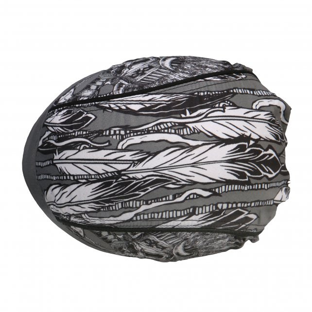 Hot Leathers Indian Chief Premium Headwrap Skull Headdress Biker Du-Rag Headwrap - Tophatter Daily Deals
