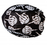 Hot Leathers Skeleton Middle Finger Headwrap Premium Biker Du-Rag Headwrap - Tophatter Daily Deals
