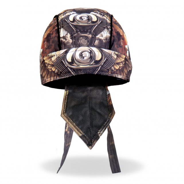 Hot Leathers Eagle Clouds Headwrap Premium V-Twin Biker Du-Rag Headwrap - Tophatter Daily Deals