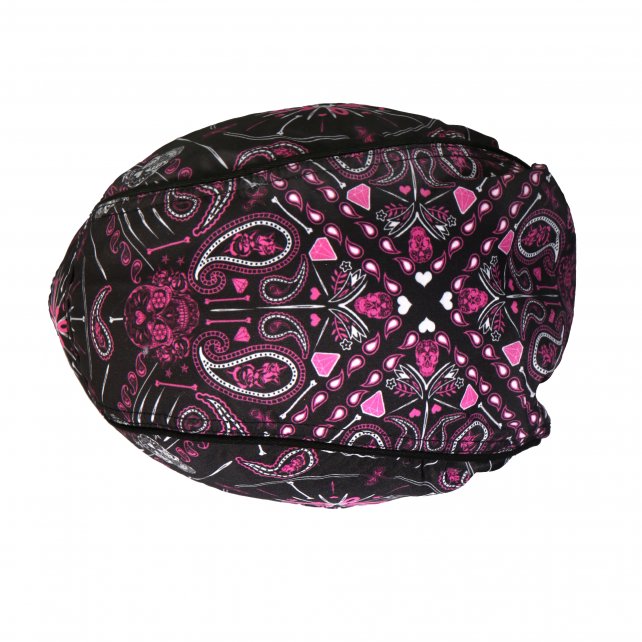Hot Leathers Day of Dead Headwrap Paisley Sugar Skull Premium Du-Rag Headwrap - Tophatter Daily Deals