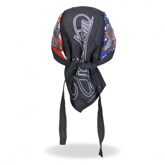 Hot Leathers Freedom Eagle Headwrap Premium Patriotic Biker Du-Rag Headwrap - Tophatter Daily Deals