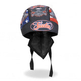 Hot Leathers Freedom Eagle Headwrap Premium Patriotic Biker Du-Rag Headwrap - Tophatter Daily Deals