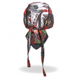 Hot Leathers Sugar Woman Headwrap w/ Roses Premium Du-Rag Headwrap - Tophatter Daily Deals