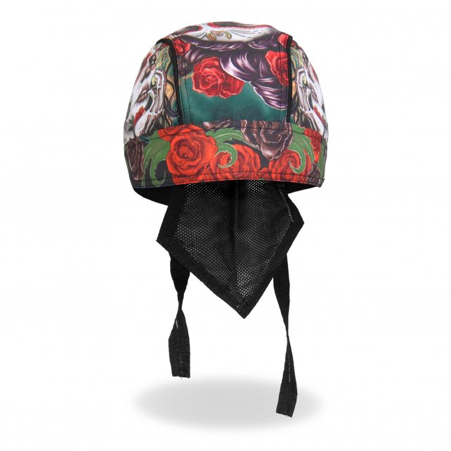 Hot Leathers Sugar Woman Headwrap w/ Roses Premium Du-Rag Headwrap - Tophatter Daily Deals
