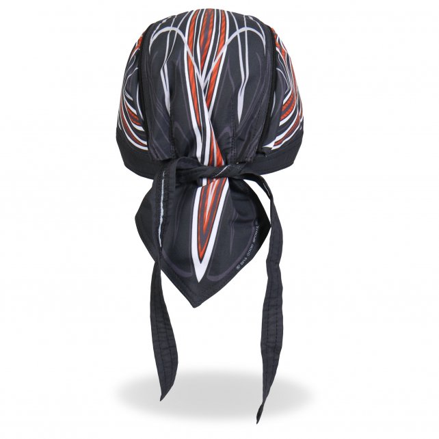 Hot Leathers Stitches Headwrap Winged Skull Pinstripe Biker Du-Rag Headwrap - Tophatter Daily Deals
