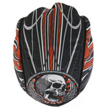 Hot Leathers Stitches Headwrap Winged Skull Pinstripe Biker Du-Rag Headwrap - Tophatter Daily Deals