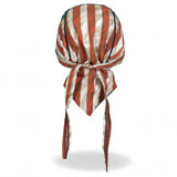 Hot Leathers Distressed American Flag Headwrap Premium Biker Du-Rag Headwrap - Tophatter Daily Deals