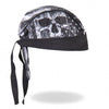 Hot Leathers Premium Headwrap - Flag Skull Motorcycle Durag Headwrap - Tophatter Daily Deals