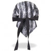 Hot Leathers Premium Headwrap - Flag Skull Motorcycle Durag Headwrap - Tophatter Daily Deals