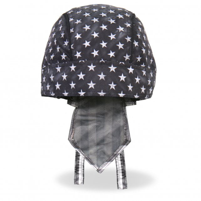 Hot Leathers Distressed American Flag Headwrap Premium Durag - Gray Headwrap - Tophatter Daily Deals
