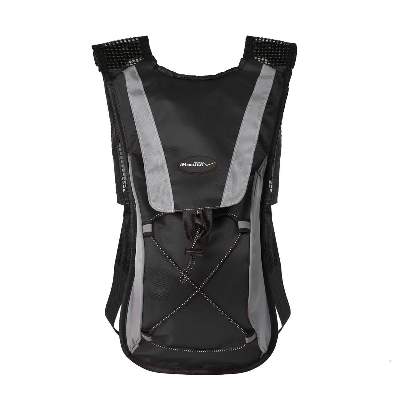 Hydration Backpack Pack with 2L Water Bladder Black Outdoor Recreation - Tophatter Daily Deals