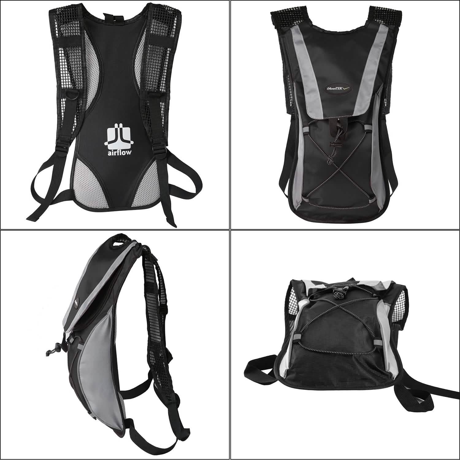Hydration Backpack Pack with 2L Water Bladder Outdoor Recreation - Tophatter Daily Deals