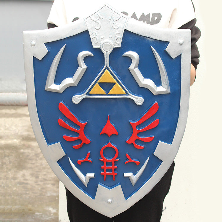Link's Hylian Shield (Resin) Video Game Sword - Tophatter Daily Deals