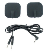 Zeus Deluxe Black Electro Pads Pack of Two E-STIM TOYS - Tophatter Daily Deals