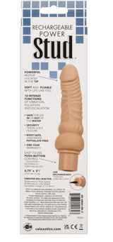 Power Stud Curvy Vibrator Ivory Flexible Silicone 12 Vibration Functions Waterproof > Vibrators > Realistic Vibrators - Tophatter Daily Deals