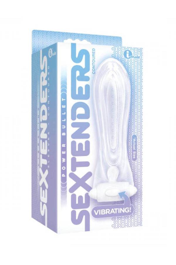 Icon Brands - Sextenders - Vibrating Contoured Stroker - Clear Sex Toy - Tophatter Daily Deals